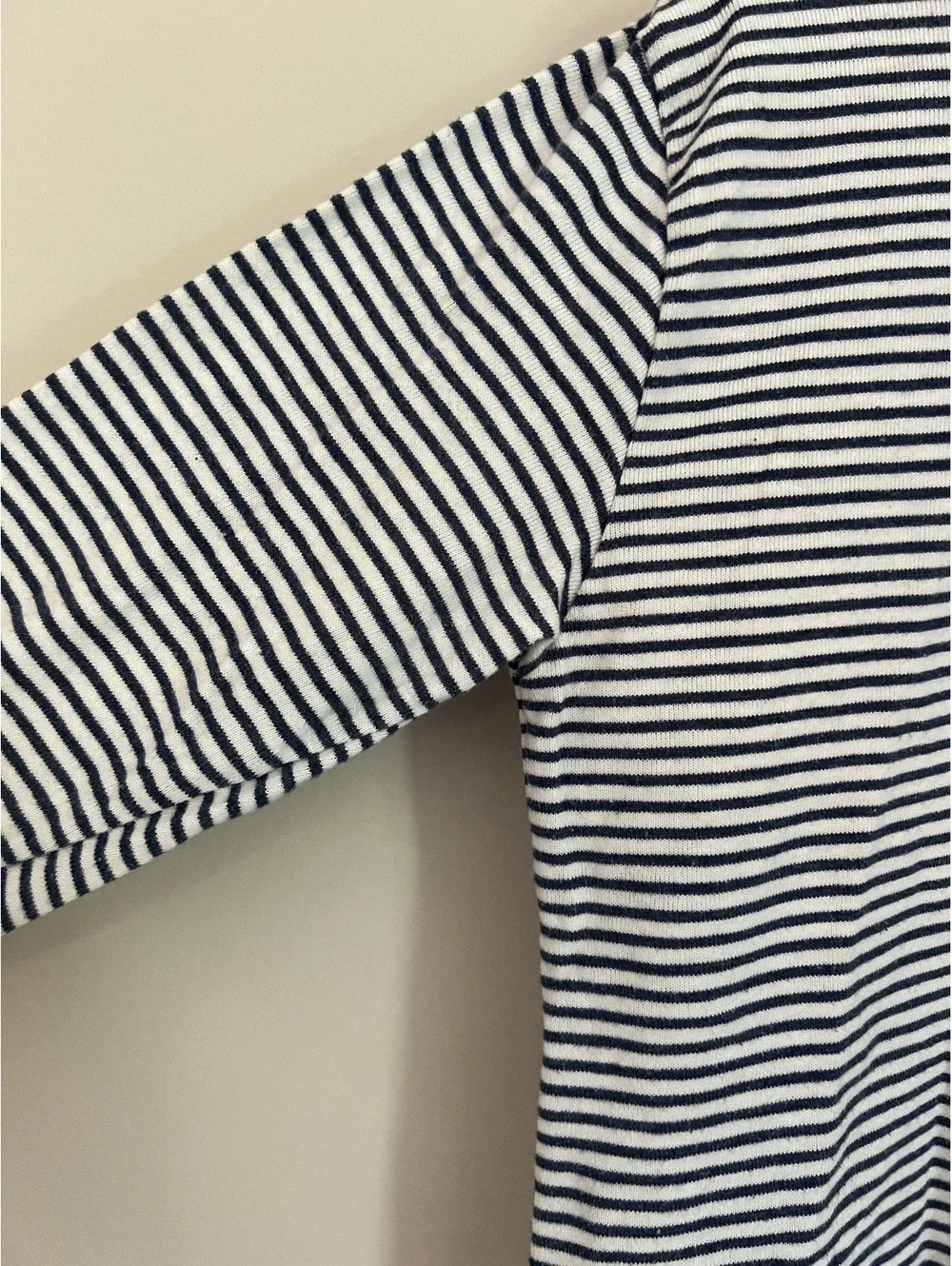 Vintage OshKosh Boys Blue White Striped Long Sleeve Shirt